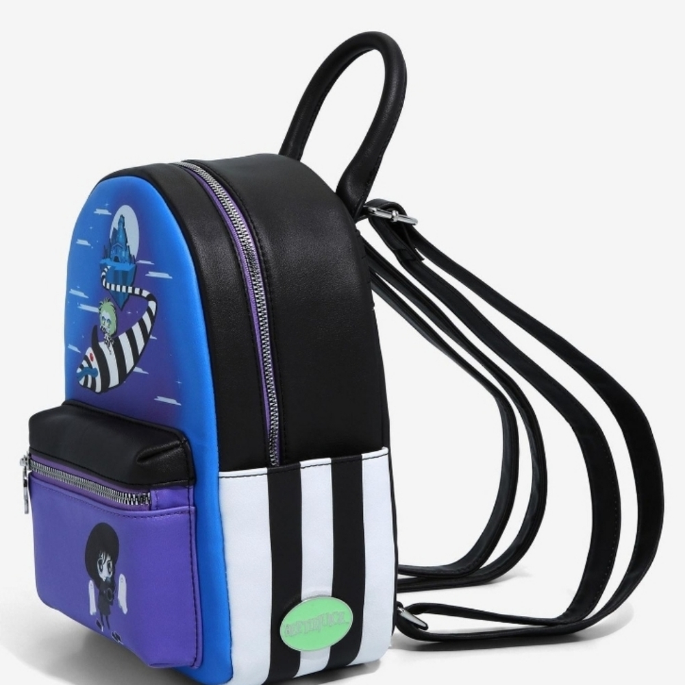 🎃 SALE 🎃 Her Universe Beetlejuice Sandworm Mini Backpack - Picture 3 of 5